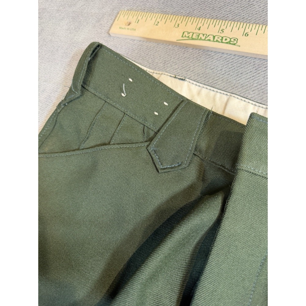 Lot of 3 WESTERN Men's Pants Polyester Cotton Blend 36 Blue Green Brown 1950's - Picture 16 of 16